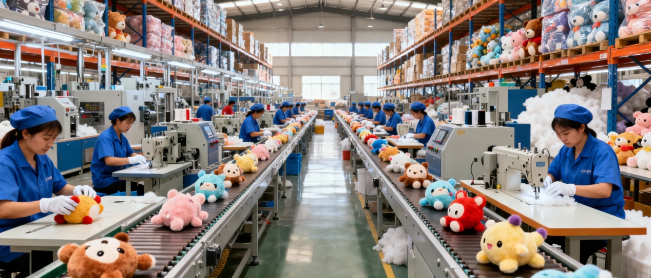 د ګمرکي پلش لوبو جوړونکی او فابریکه